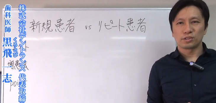 歯医者での新患とリピート患者の増患には違いがあります