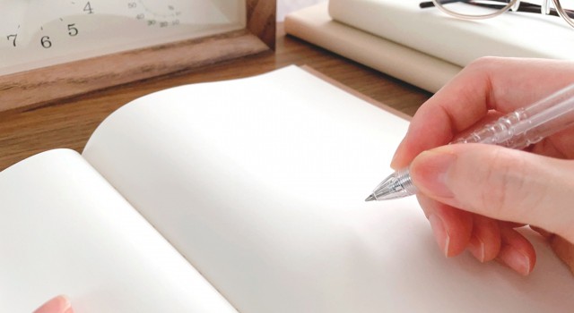 ペンで字を書いていますか？